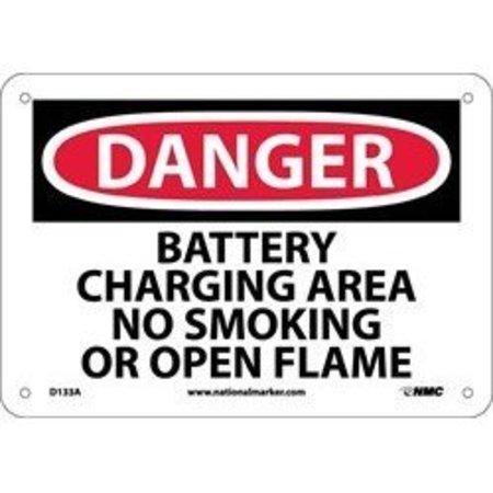 NMC DANGER, BATTERY CHARGING AREA NO, D133P D133P